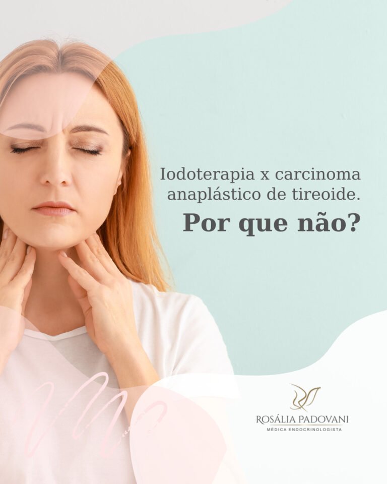 Iodoterapia x Carcinoma anaplasico de tireoide. Por que não? Dra