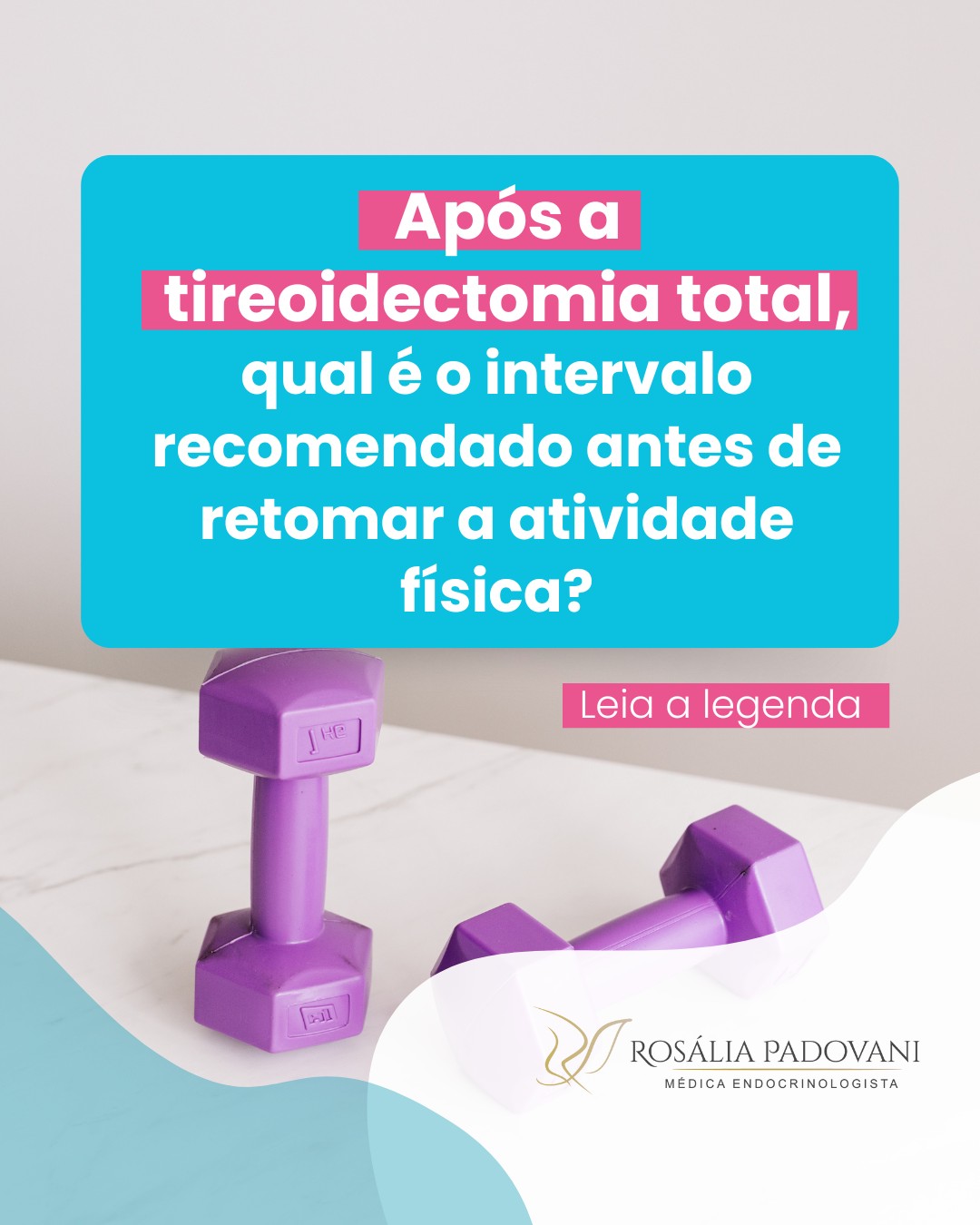 No momento, você está visualizando Após a tireoidectomia total, qual é o intervalo recomendado antes de retomar a atividade física?