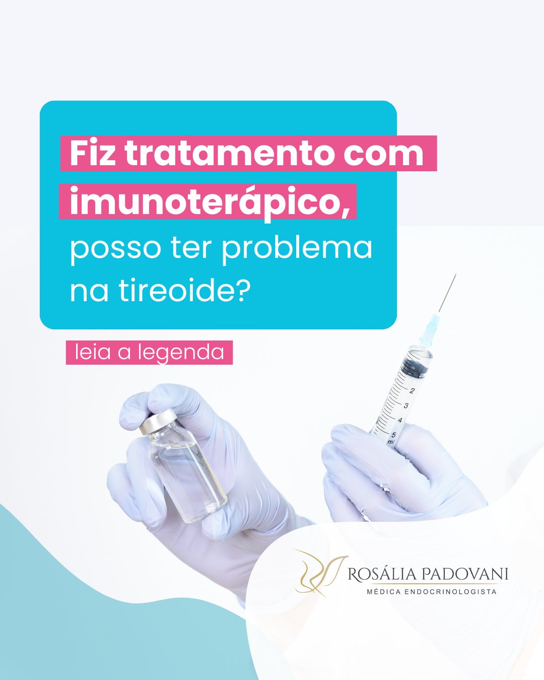 Leia mais sobre o artigo Fiz tratamento com imunoterápico, posso ter problema na tireoide?