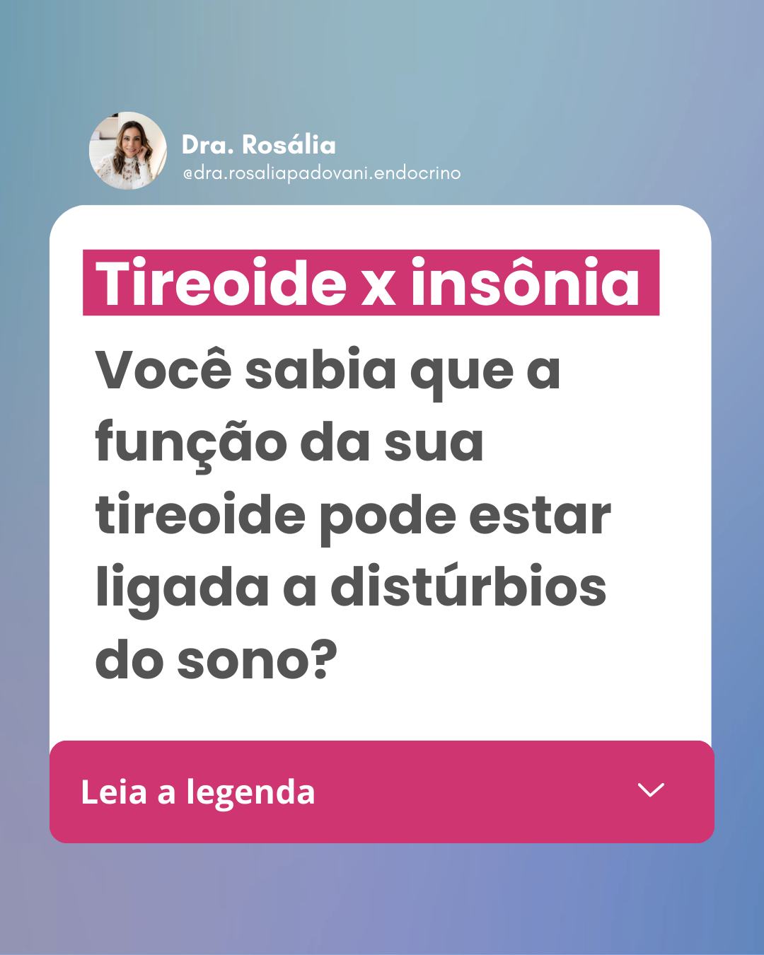Leia mais sobre o artigo Tireoide e insônia: Você sabia que a função da sua tireoide pode estar ligada a distúrbios do sono?