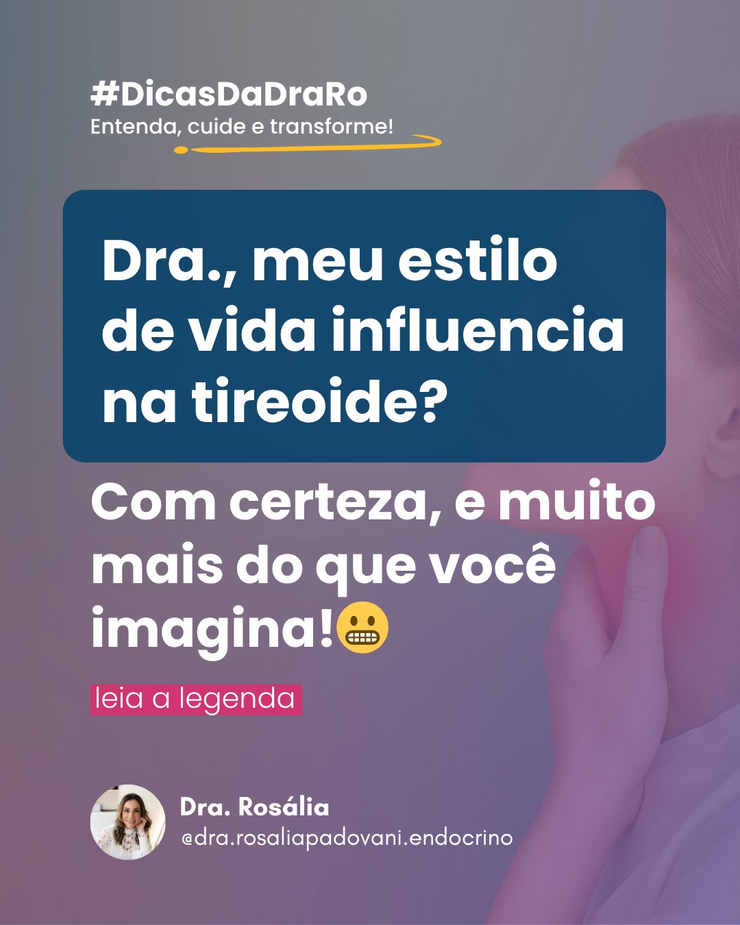 Leia mais sobre o artigo Dra., meu estilo de vida influencia na tireoide?
