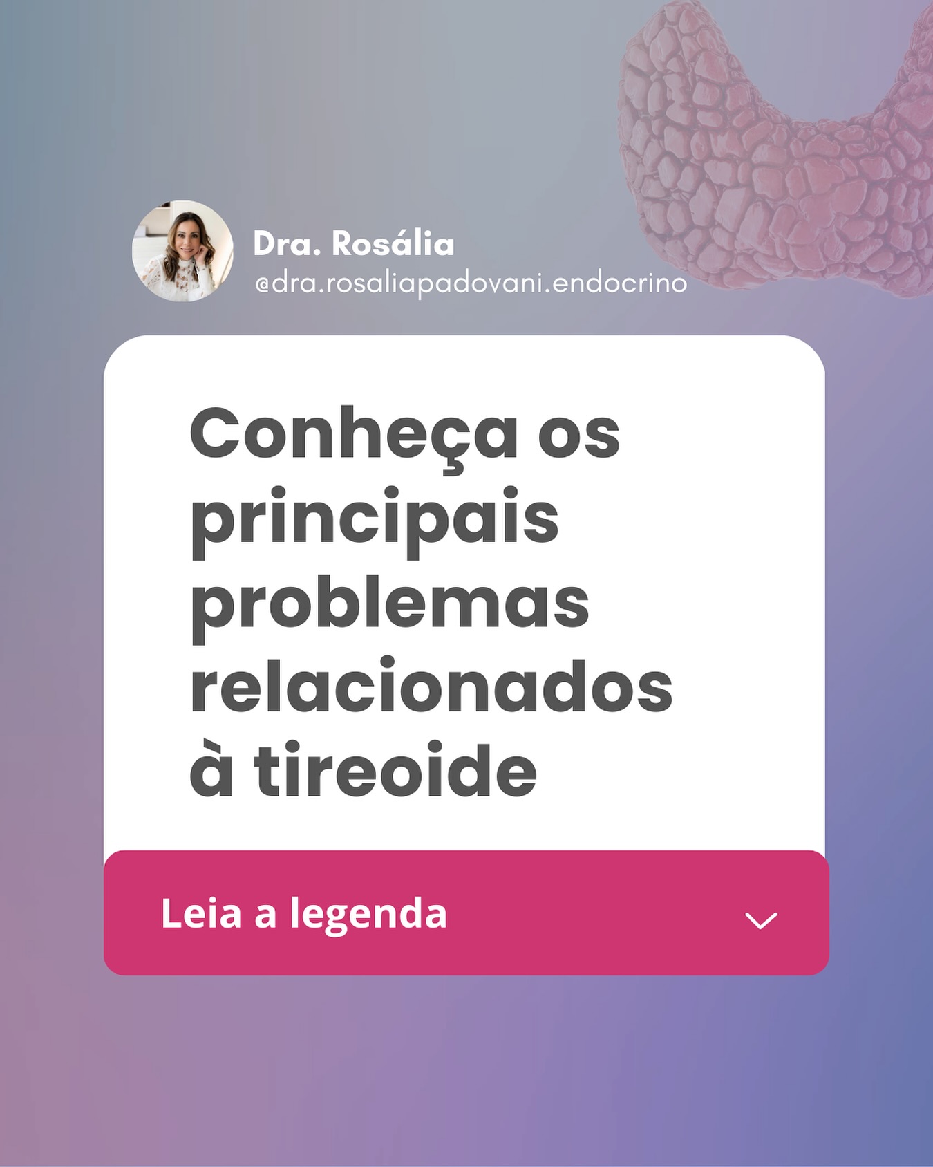 Leia mais sobre o artigo Conheça os principais problemas relacionados à tireoide