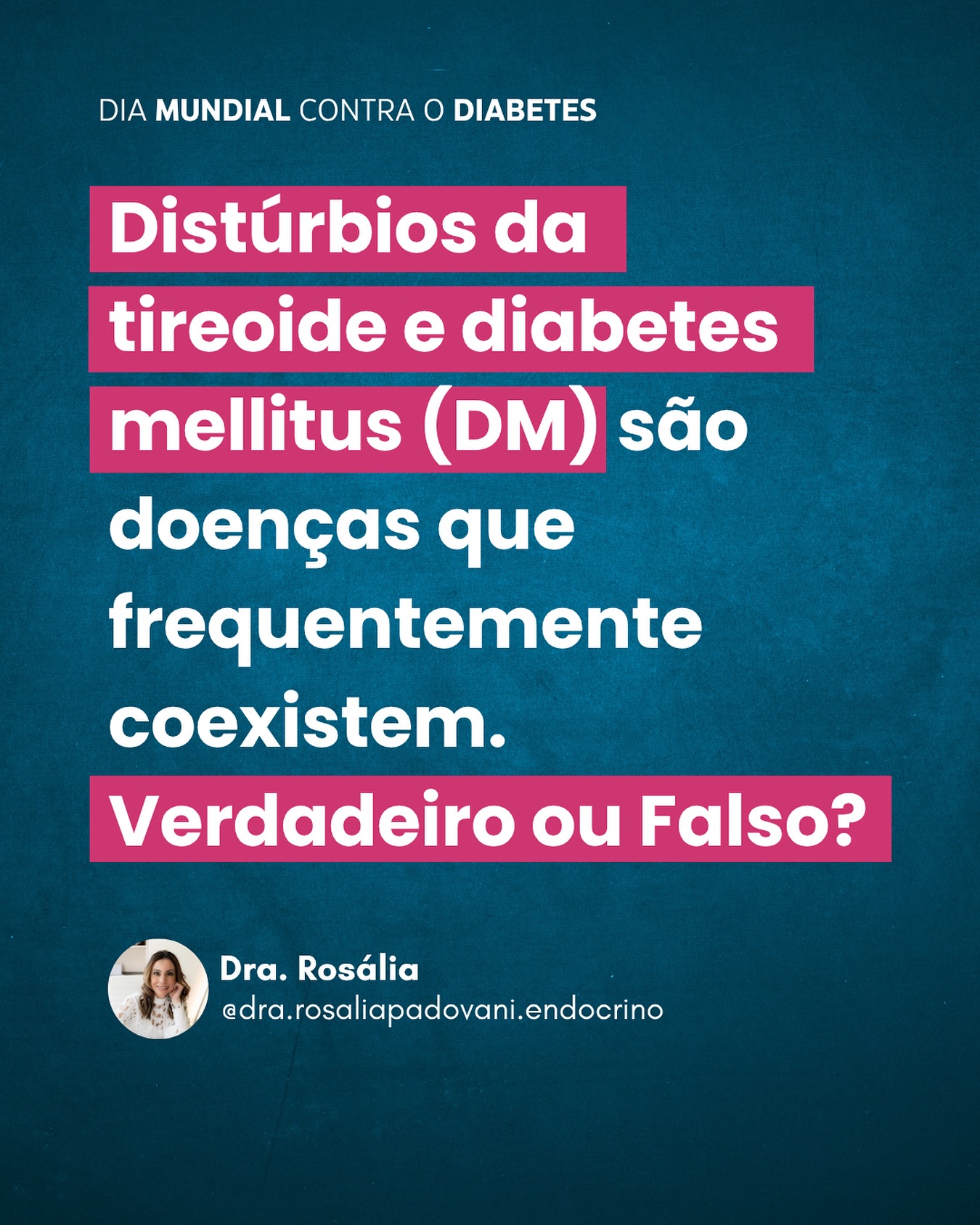Leia mais sobre o artigo Distúrbios da tireoide e diabetes mellitus (DM) são doenças que frequentemente coexistem. Verdadeiro ou Falso?