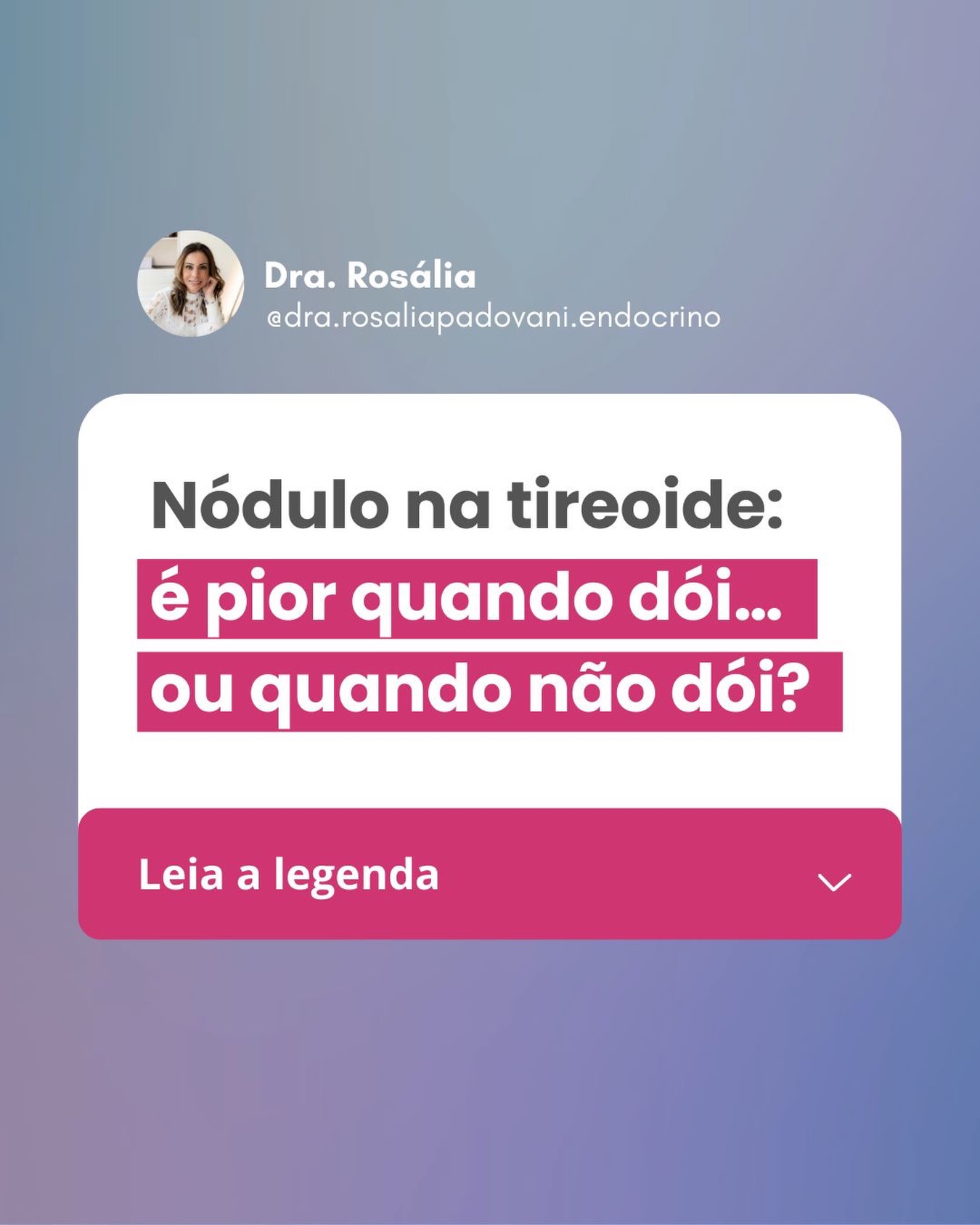 No momento, você está visualizando Nódulo na tireoide: é pior quando dói… ou quando não dói?