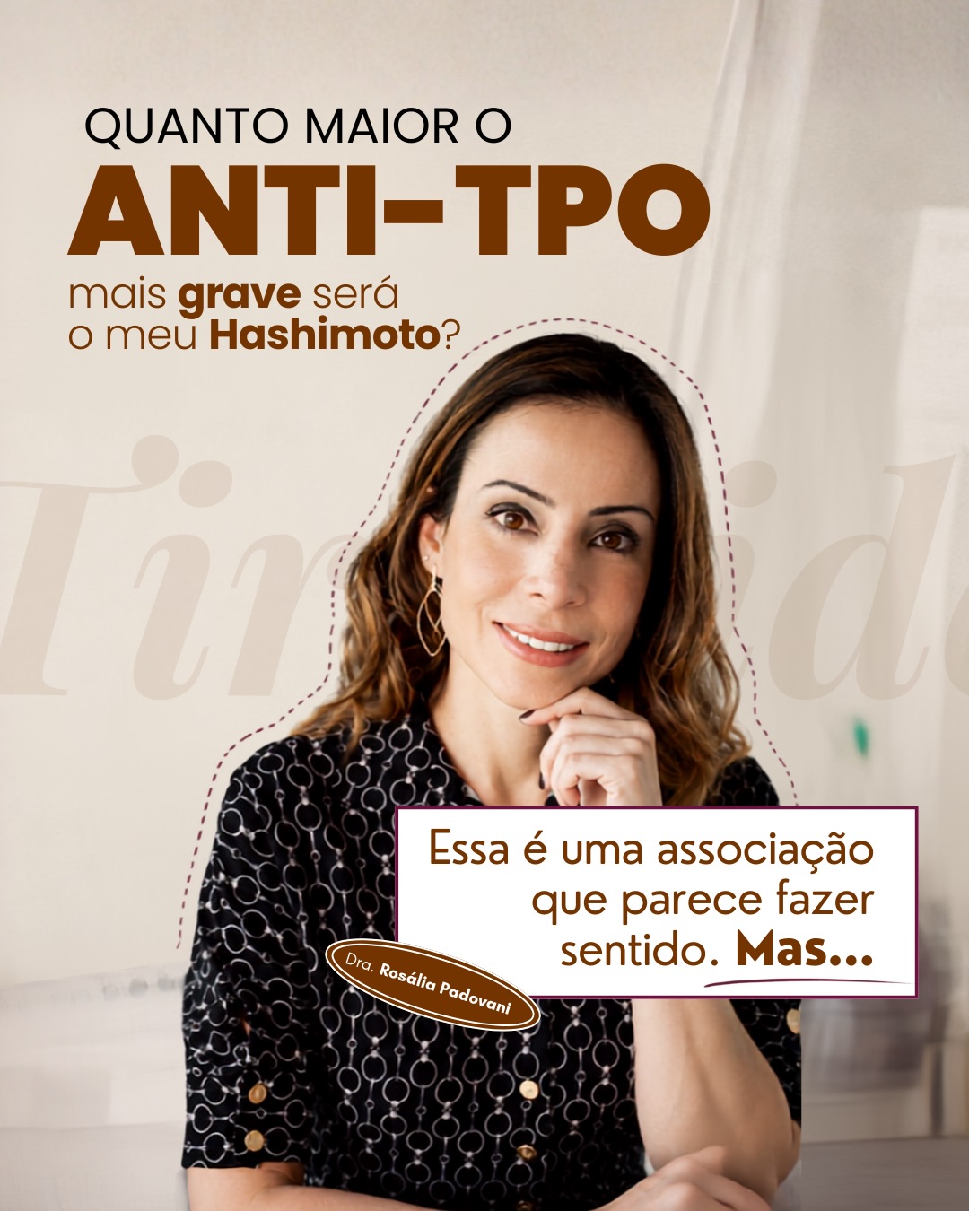 No momento, você está visualizando Quanto maior o ANTI-TPO, mais grave será o meu Hashimoto?